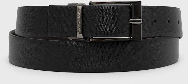 Opasok Armani Exchange pánsky, čierna farba, 951060 CC236 NOS