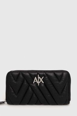 peňaženka Armani Exchange dámsky, čierna farba, 948068 2F745 NOS