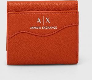 Peňaženka Armani Exchange dámsky, oranžová farba, 948530 CC783