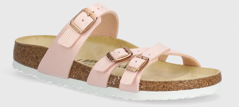 Šľapky Birkenstock Franca dámske, ružová farba, 1026419