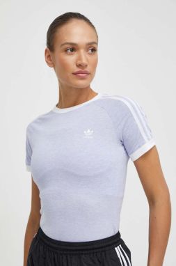 Tričko adidas Originals dámske, fialová farba, IR8108