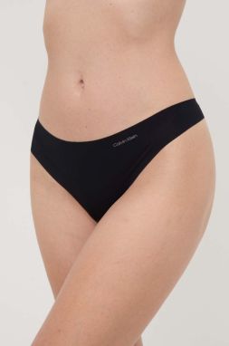 Tangá Calvin Klein Underwear čierna farba