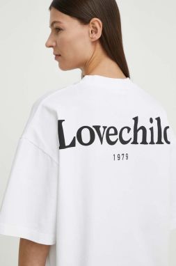 Bavlnené tričko Lovechild dámske, biela farba, 24-2-505-2000