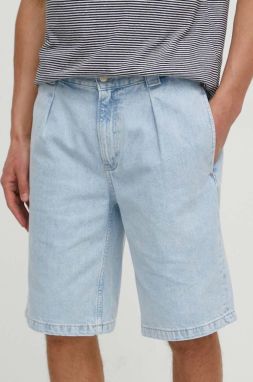 Rifľové krátke nohavice Calvin Klein Jeans pánske, J30J324875