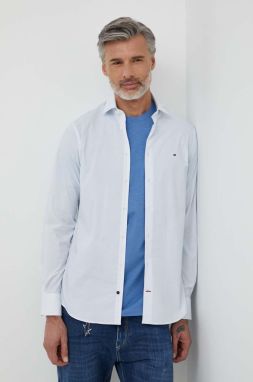 Košeľa Tommy Hilfiger pánska,slim,s klasickým golierom,MW0MW34629