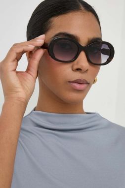 Slnečné okuliare Chloé dámske, hnedá farba, CH0197S