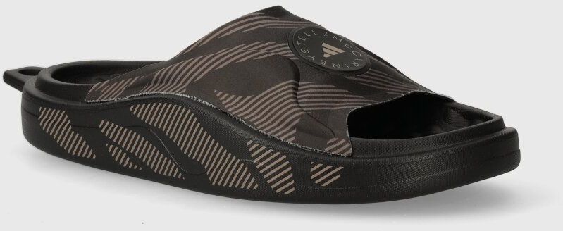 Šľapky adidas by Stella McCartney dámske, čierna farba, na platforme, IF6066