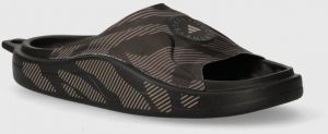 Šľapky adidas by Stella McCartney dámske, čierna farba, na platforme, IF6066