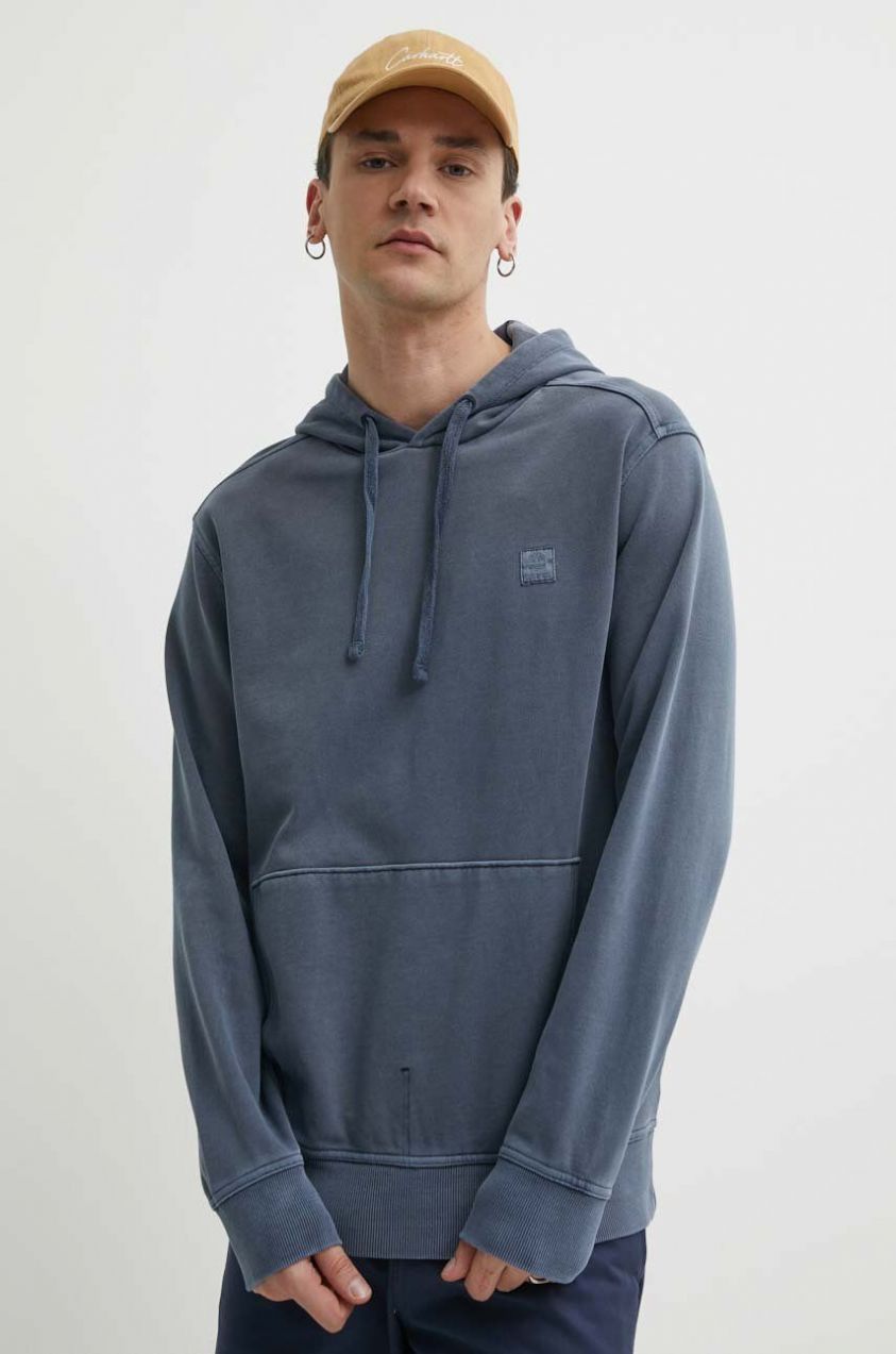 Mikina Timberland pánska, s kapucňou, s nášivkou, TB0A5U9K4331