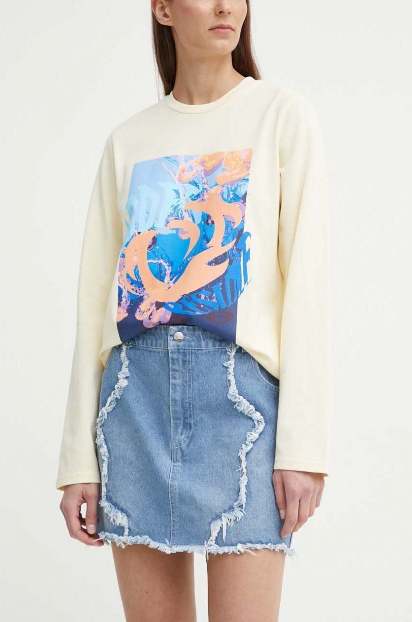 Rifľová sukňa Résumé AriRS Skirt mini, puzdrová, 20841134