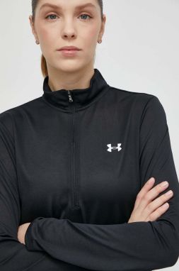 Tréningová mikina Under Armour Tech 1 čierna farba, jednofarebná