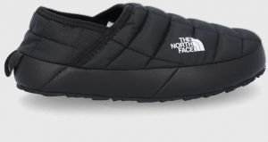 Papuče The North Face THERMOBALL TRACTION MULE čierna farba, NF0A3V1HKX71