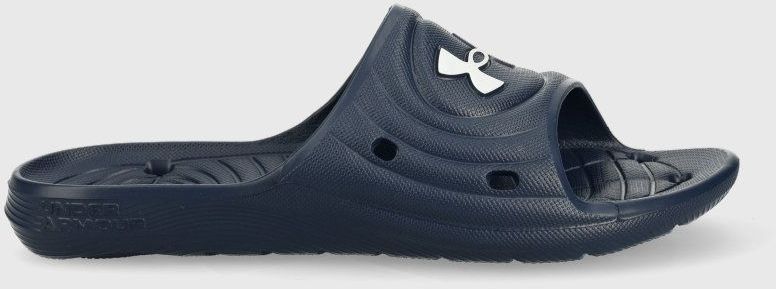 Šľapky Under Armour Locker Iv Sl pánske, tmavomodrá farba, 3023758