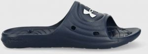 Šľapky Under Armour Locker Iv Sl pánske, tmavomodrá farba, 3023758