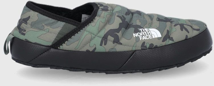 Papuče The North Face M THERMOBALL TRACTION MULE V zelená farba, NF0A3UZN33U1
