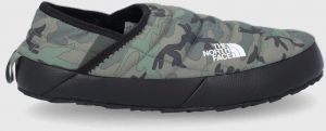 Papuče The North Face M THERMOBALL TRACTION MULE V zelená farba, NF0A3UZN33U1