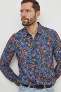 Košeľa Desigual pánska, regular, s klasickým golierom, 24SMCW18
