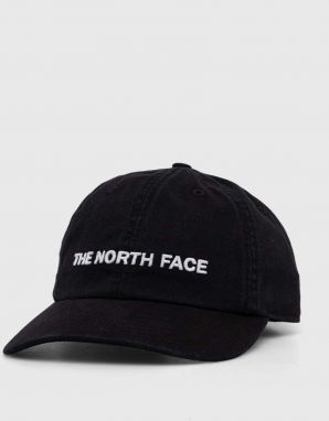Šiltovka The North Face čierna farba, s nášivkou, NF0A7WHP1IS1