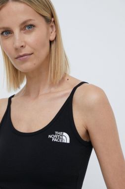 Top The North Face dámsky, čierna farba, NF0A55AQJK31
