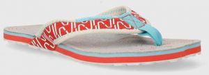 Žabky LA Sportiva Swing dámske, červená farba, na plochom podpätku, 18B402602