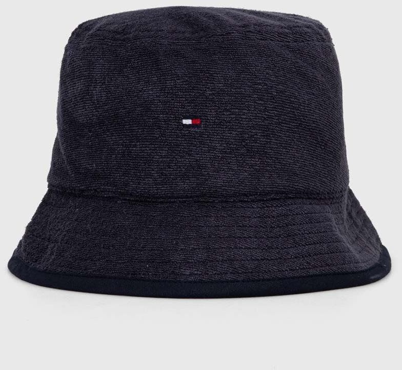 Klobúk Tommy Hilfiger tmavomodrá farba, AM0AM12149