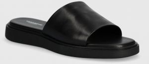 Kožené šľapky Vagabond Shoemakers CONNIE dámske, čierna farba, 5757-201-20
