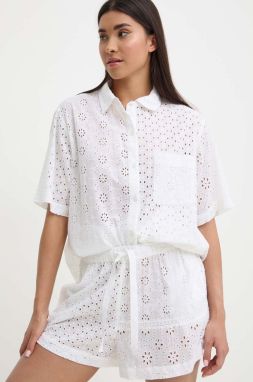 Bavlnená plážová súprava Polo Ralph Lauren biela farba, 21484383