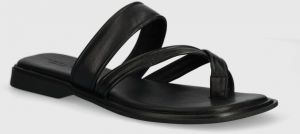 Kožené šľapky Vagabond Shoemakers IZZY dámske, čierna farba, 5713-101-20