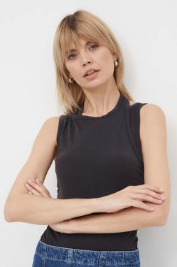 Top Calvin Klein Jeans dámsky,čierna farba,J20J223115