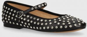 Baleríny Steve Madden Vinetta-R čierna farba, SM11003147