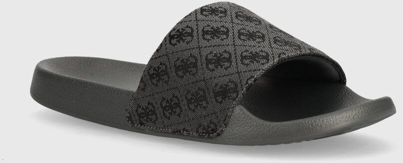 Šľapky Guess TOKYO pánske, šedá farba, FMGTOJ FAB19