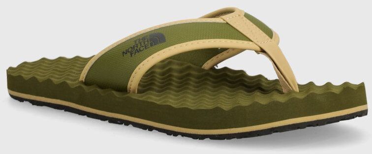 Žabky The North Face BASE CAMP FLIP-FLOP II pánske, zelená farba, NF0A47AA3I01