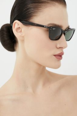 Slnečné okuliare Ray-Ban LADY BURBANK dámske, hnedá farba, 0RB2299