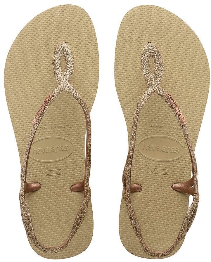 Sandále Havaianas LUNA PREMIUM II dámske, béžová farba, 4146130.0154