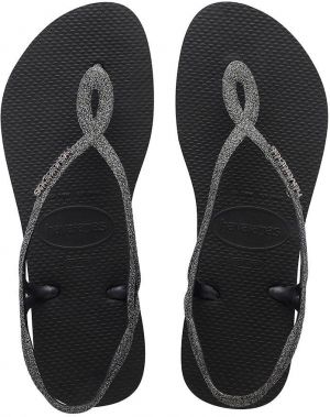 Sandále Havaianas LUNA PREMIUM II dámske, čierna farba, 4146130.4057