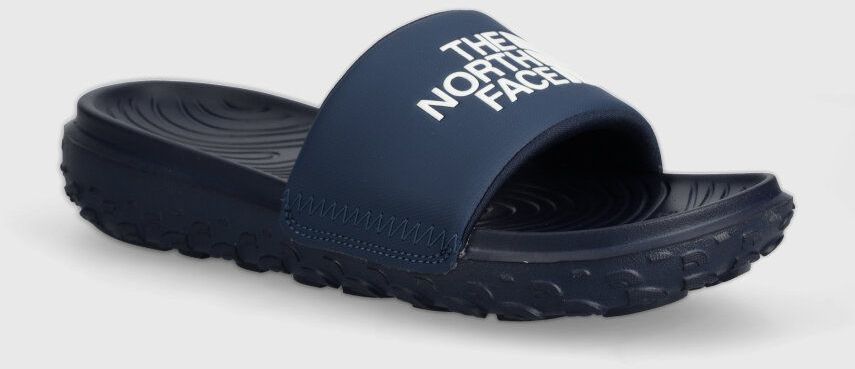 Šľapky The North Face NEVER STOP CUSH SLIDE pánske, tmavomodrá farba, NF0A8A909F41