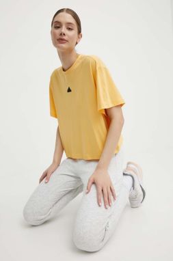 Tričko adidas dámske, žltá farba, IS0664