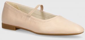 Kožené balerínky Vagabond Shoemakers SIBEL ružová farba, 5758-101-57