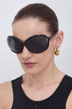 Slnečné okuliare Tom Ford dámske, čierna farba, FT1068_6801A