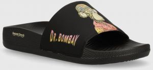 Šľapky Skechers SKECHERS X SNOOP DOGG pánske, čierna farba
