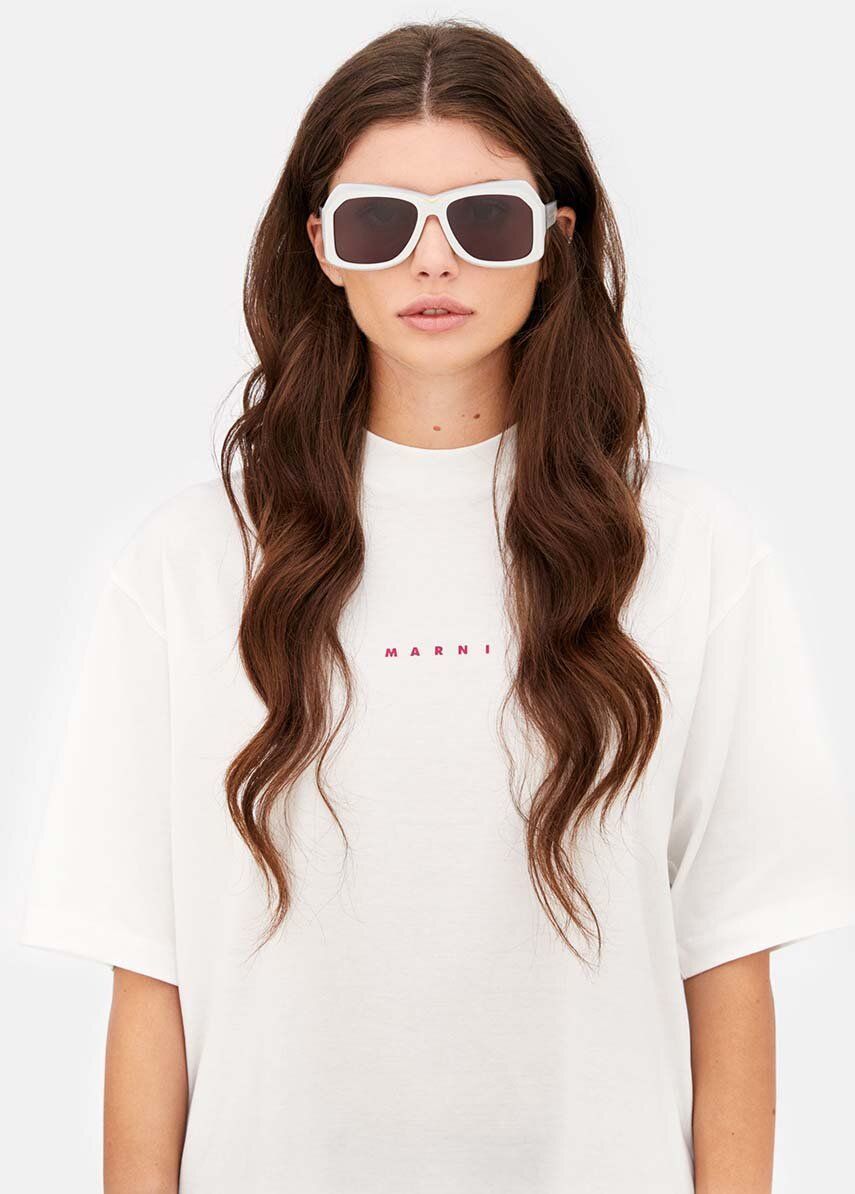 Slnečné okuliare Marni Tiznit Metallic Silver dámske, šedá farba, EYMRN00056.002.Y6Z