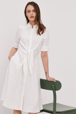 Šaty Lauren Ralph Lauren biela farba,200831364001