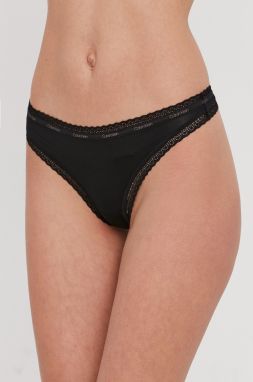 Tangá Calvin Klein Underwear čierna farba, 000QD3763E