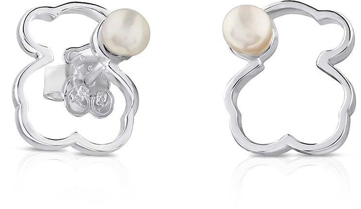 Strieborné náušnice Tous Silueta Silver 1000091300