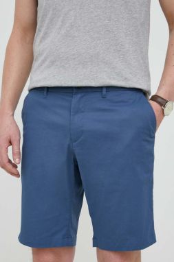 Šortky Tommy Hilfiger pánske, tmavomodrá farba, MW0MW23568