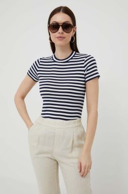 Bavlnené tričko Polo Ralph Lauren biela farba,211891520