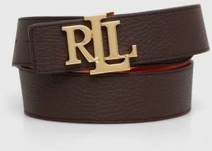 Obojstranný kožený opasok Lauren Ralph Lauren dámsky, 412912040