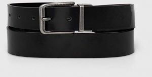 Obojstranný opasok Calvin Klein Jeans pánsky,čierna farba,K50K511515