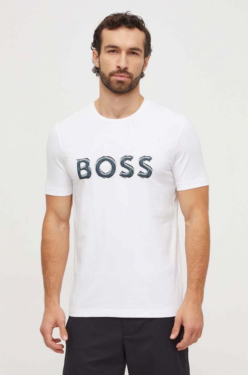 Tričko Boss Green 2-pak pánsky, s potlačou, 50506362
