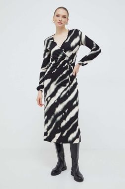 Šaty Weekend Max Mara čierna farba,maxi,áčkový strih,2415621061600